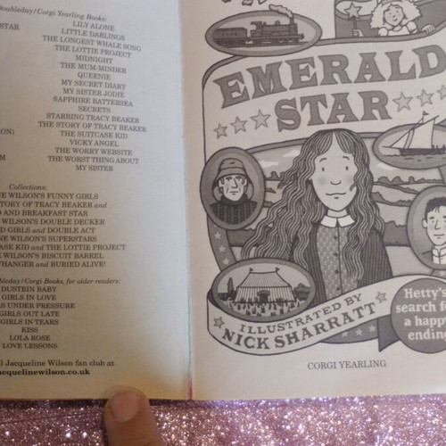 Emerald Star by Jacqueline Wilson used English book