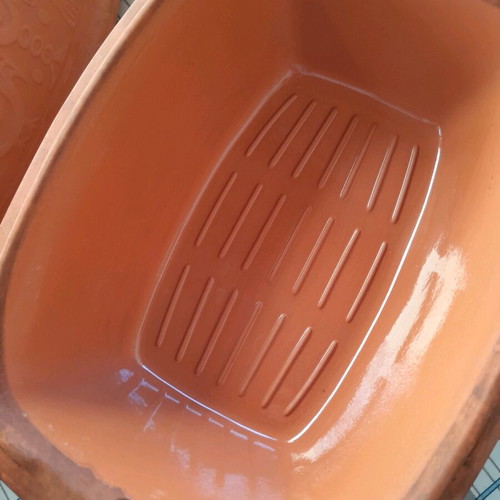 German ceramic roaster like new, 4-4.5 liters