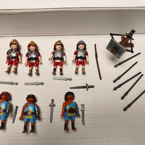 Playmobil Romans and Carthaginians set like new, 4 Romans 3 Carthaginians