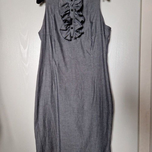 Aggi sleeveless midi dress grey like new L/XL