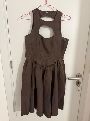 Stefanel dress like new, brown, size large, unique design