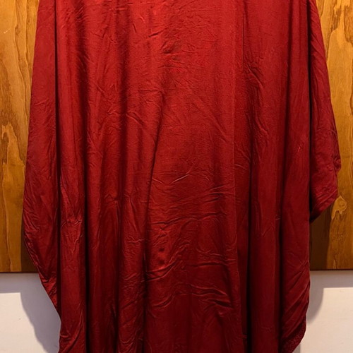 Bordeaux Caftan Bat Style One Size Like New