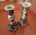 Satsuma candlesticks like new
