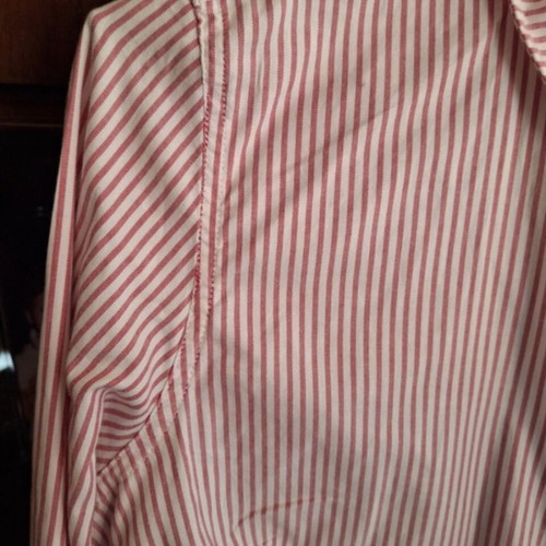 Tommy Hilfiger striped shirt like new, size M, white and red