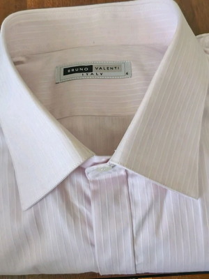 Bruno Valenti men's long-sleeve shirt XL like new, pink