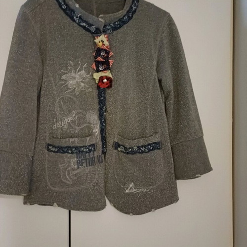 Desigual jacket Medium like new, gray