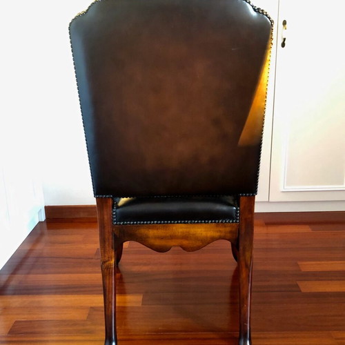 Theodore Alexander leather office chair like new