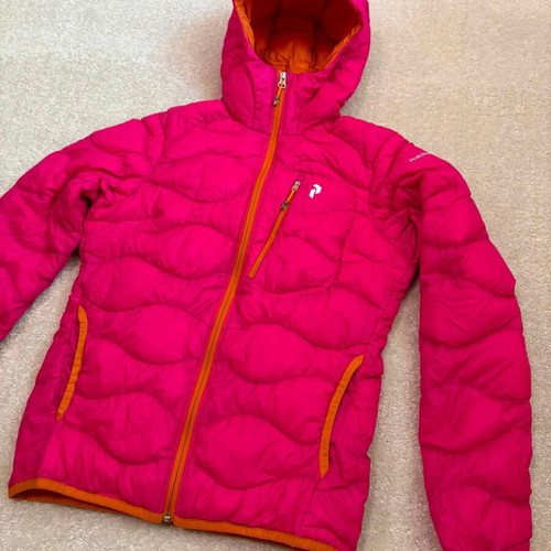 Peak Performance Helium 700cuin down jacket, pink, size S