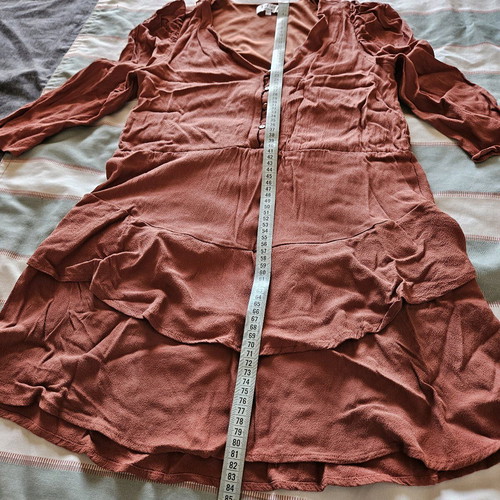 LeGer tunic dress like new, size S/M, terracotta