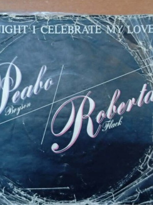 Peabo Bryson Tonight I Celebrate My Love 7' vinyl used, 80's pop