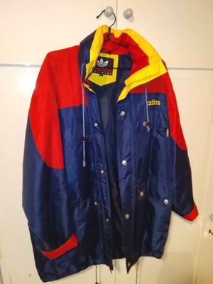 Adidas men's waterproof jacket XL used multicolor