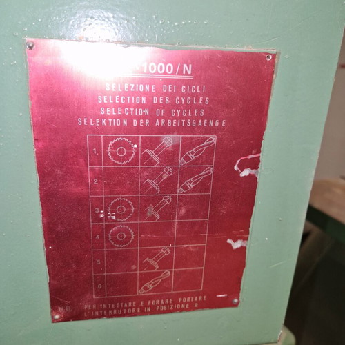 Drill with cutting disc and arbor used