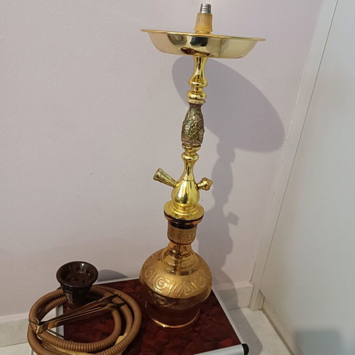 Ager Hookah 64cm like new in case with one hose outlet