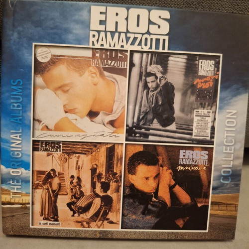 Eros Ramazzotti The Original Albums Collection 4 CD box set like new, pop