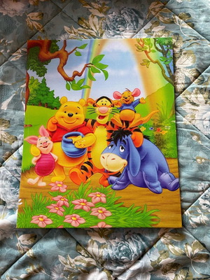 Children's painting new with Winnie the Pooh characters 50x40 cm