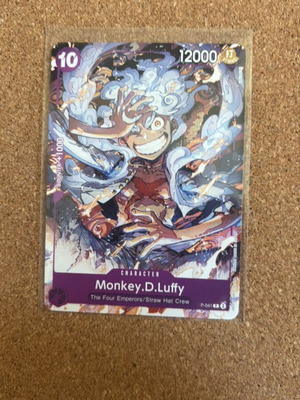 Monkey D. Luffy One Piece promo card P041
