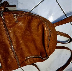 γυναικεία τσάντα ταμπα-καφε χρώμα