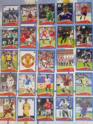 Golden Shop Europe Champions 2006/07 Sticker Set like new, 25 pcs