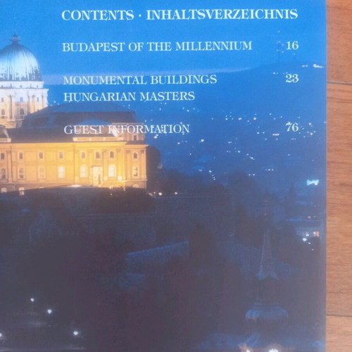 Budapest coffee table book like new, English