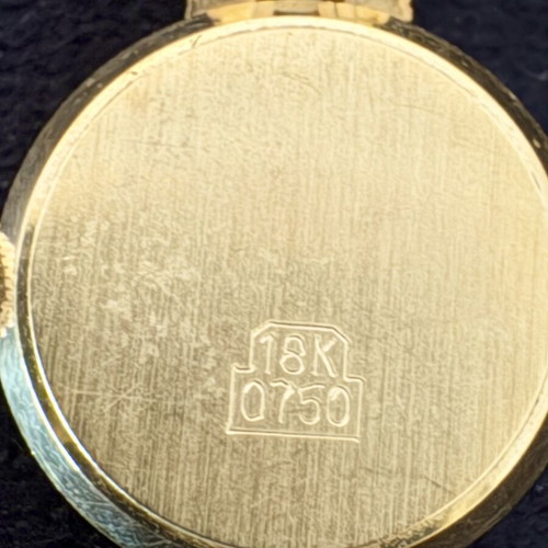 Eska Swiss gold bracelet watch 18 carat vintage