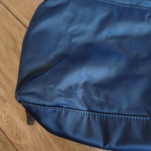 Tommy Hilfiger shoulder bag used, blue and brown
