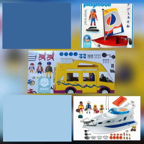 Playmobil σειρά διακοπών μεταχειρισμένη, κωδικοί 3188, 3945, 3645