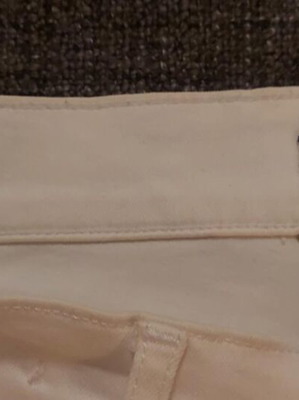 Tommy Hilfiger women's white elastic jeans like new, size S