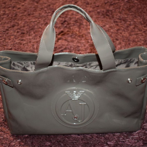 Armani Jeans nylon bag gray used