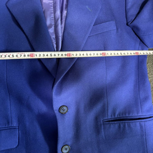 Blue modern jacket like new, size L