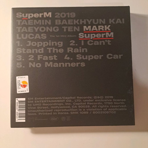 SuperM 1st Mini Album Mark Ver. Like New