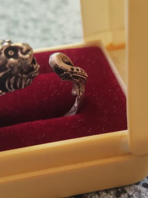 Lion Silver Ring 950 size 66 like new