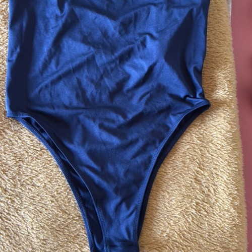 Shein bodysuit new, blue, size S