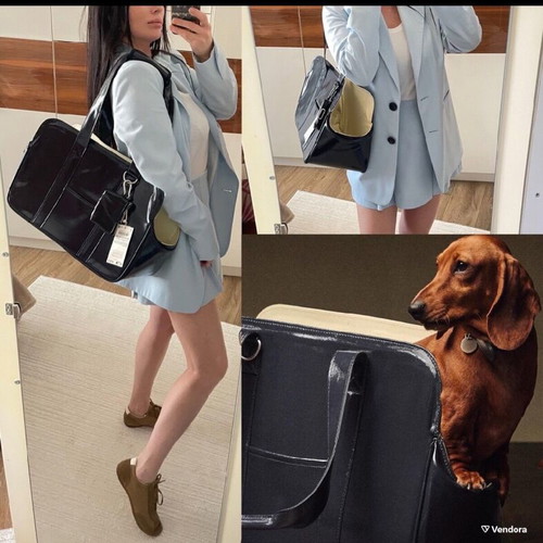 Zara Home pet carrier bag new, waterproof with pouch set