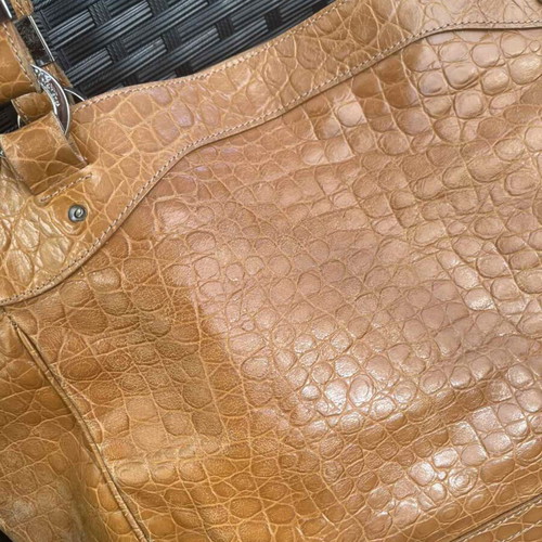 Ferre Vintage handbag used, calf leather, 50x34x16 cm