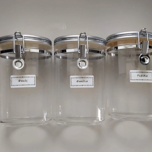 Food storage jars like new, set of 3 pieces