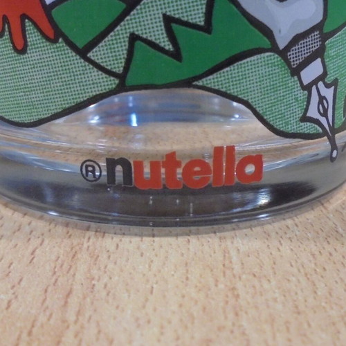 Nutella Stoneland old collectible glass used