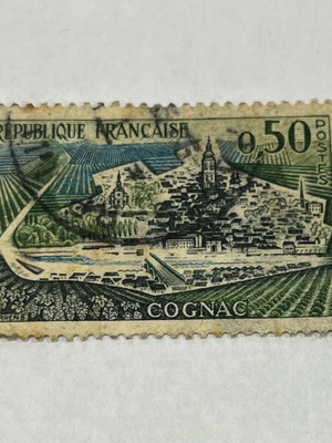 French Stamp City Cognac 1961 like new, very rare