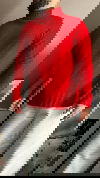 Red Knit Jumper