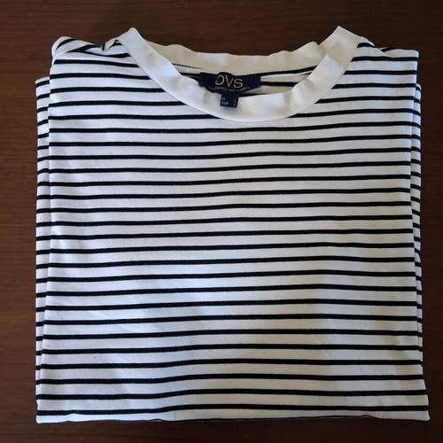 T-shirt OVS Fashion striped black and white, like new, size L