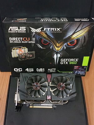 Κάρτα γραφικών ASUS Strix GTX 960 4GB σαν καινούργια