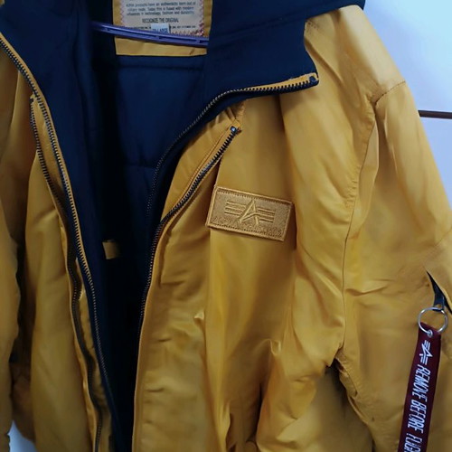 Alfa jacket 2XL yellow like new