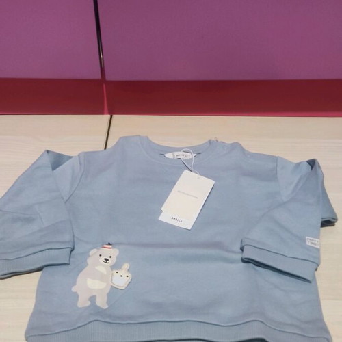 Mango Kids Cakes Sweatshirt sweatshirt new, light pastel blue 18-24 months