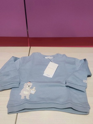 Mango Kids Cakes Sweatshirt sweatshirt new, light pastel blue 18-24 months