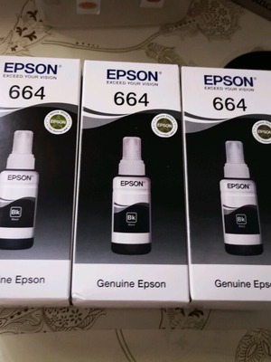 Μελάνια Epson 664 καινούρια, μαύρου χρώματος, συμβατός εκτυπωτής