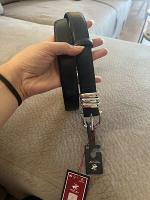 Beverly Hills Polo Club women's black belt size Medium, new