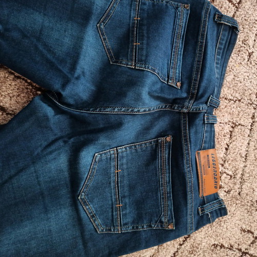 Men's denim pants like new, thick fabric, blue