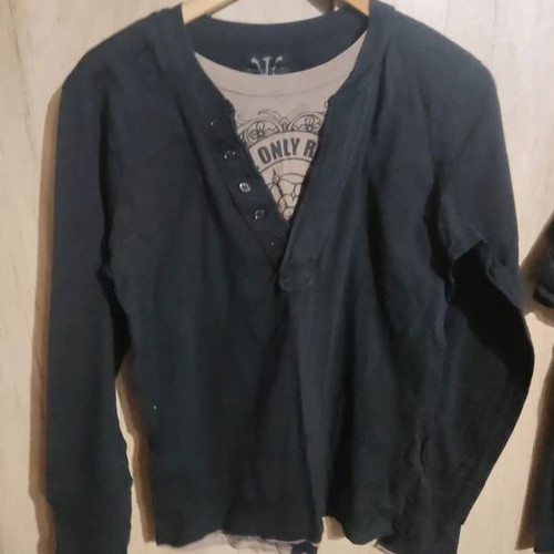 DDP blouse black medium