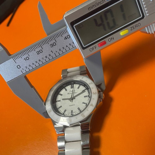 Graf von Monte Wehro unisex watch like new, white and silver