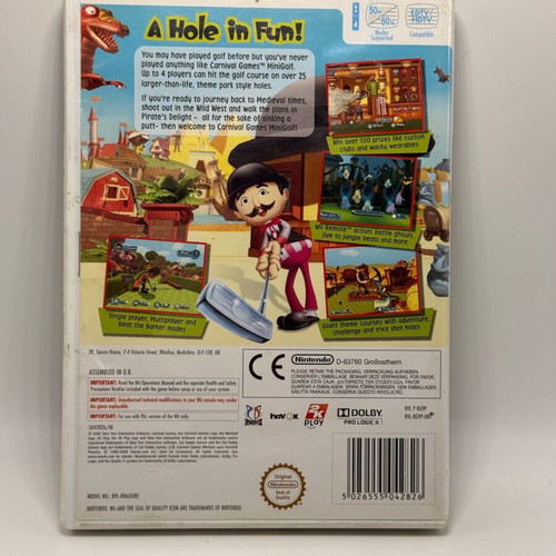 Carnival Mini Golf Nintendo Wii used game