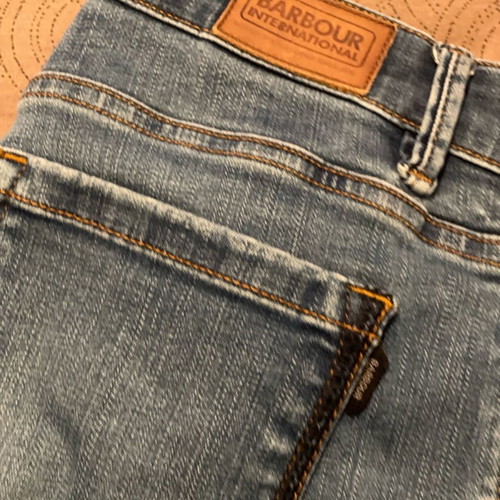 Barbour elastic jeans size 30 new